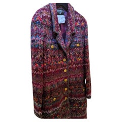 Chanel Iconic Fantasy Tweed Runway Coat 1993 Fall
