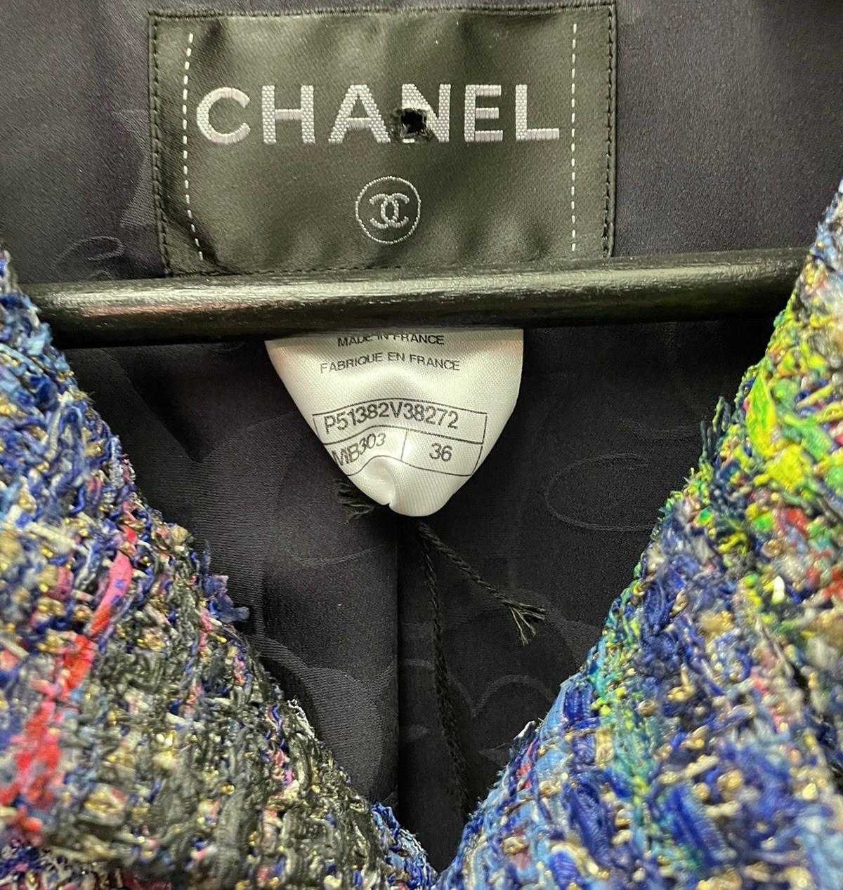 Chanel Iconic Fashion Manifesto Tie Dye Jacket 10