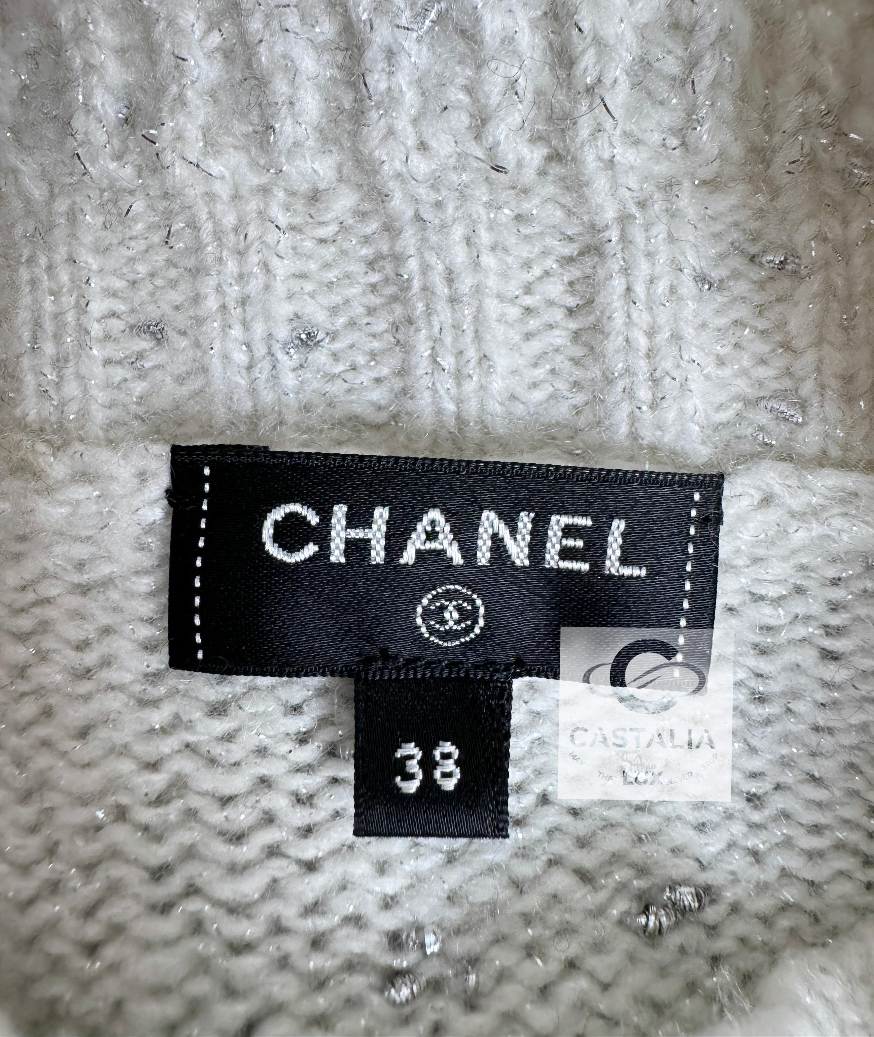 Chanel Iconic Jennie Kim Style Logo Cashmere Jumper 9