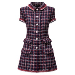 CHANEL Iconic Jennie Kim Style Tweed Jacket Dress 34 FR