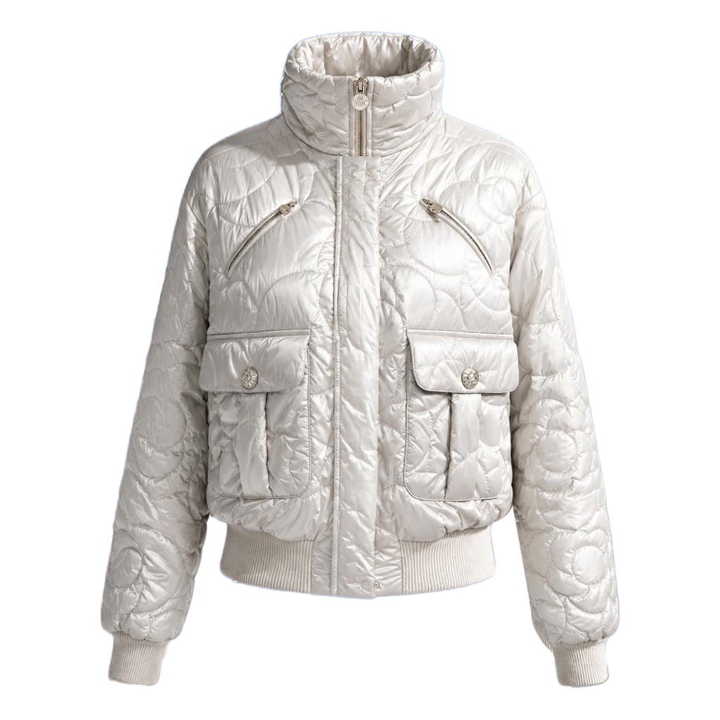 CHANEL Iconic Kim Kardashion Style Camellias Puffer Jacket 34 FR