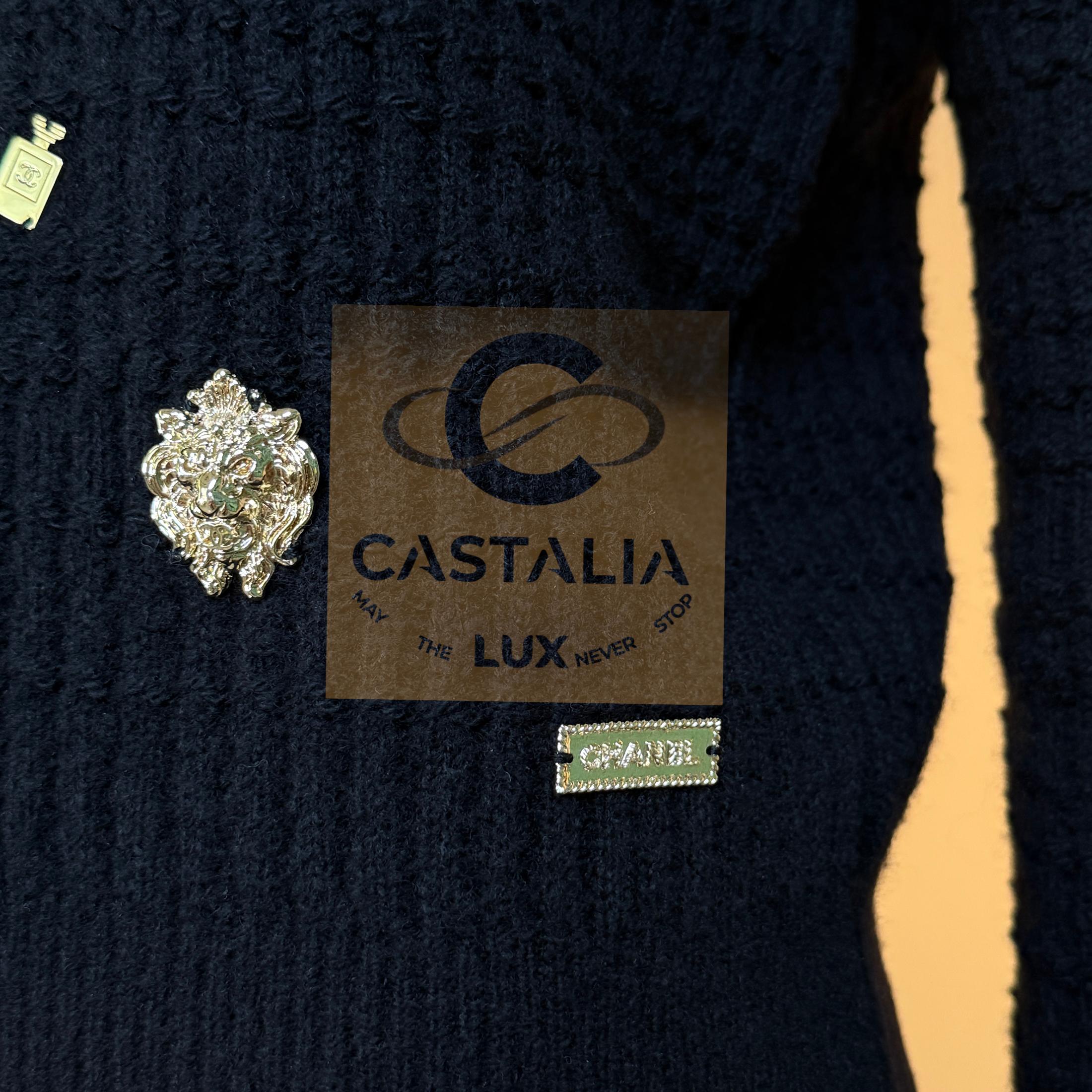 Chanel Iconic Lucky Charms - Maglia in cashmere 38 FR in vendita 7