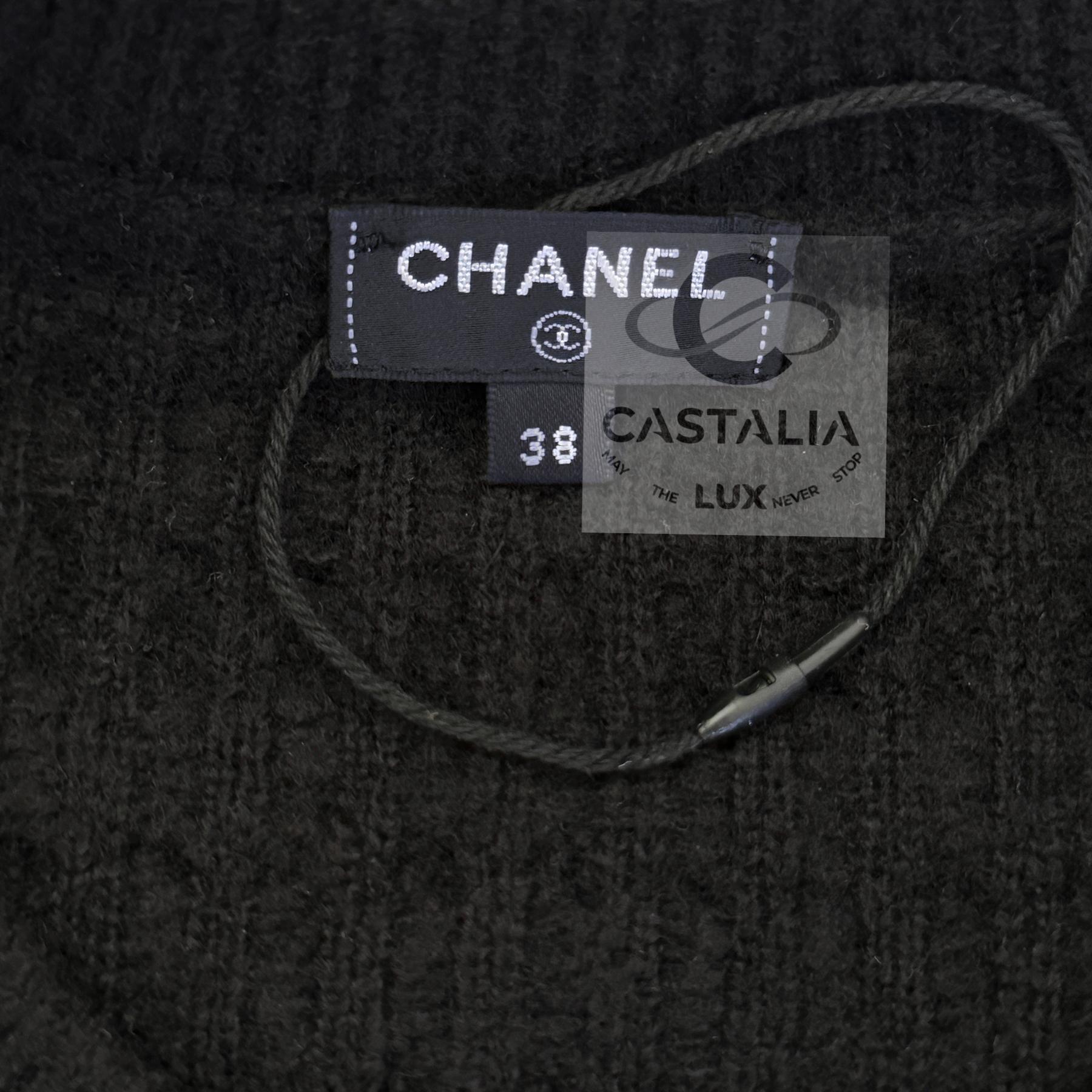 Chanel Iconic Lucky Charms - Maglia in cashmere 38 FR in vendita 9