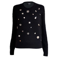 CHANEL Iconic Lucky Charms Cashmere Jumper 38 FR