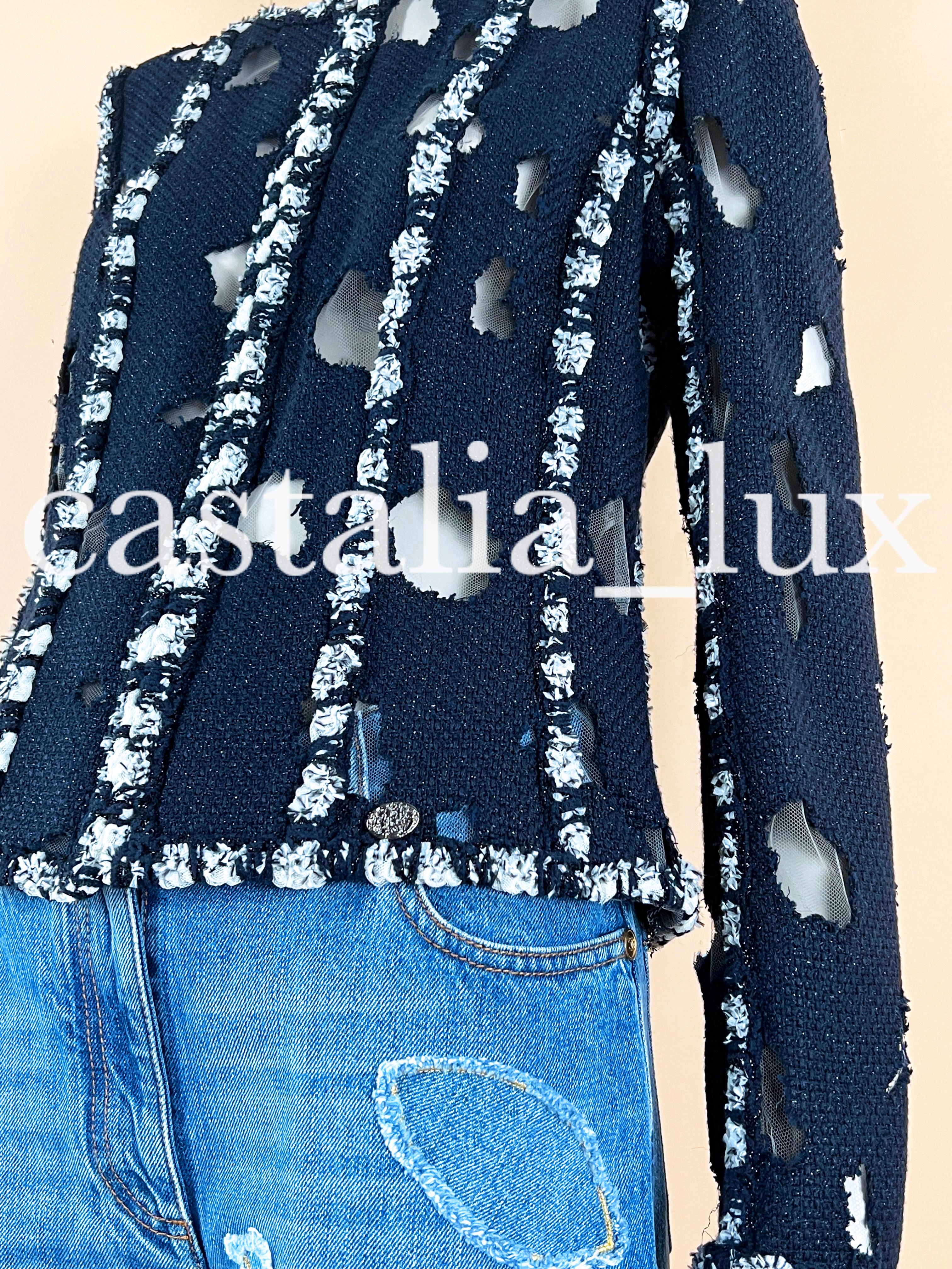 Chanel Iconic Metropolitan Museum Tweed Jacket For Sale 6