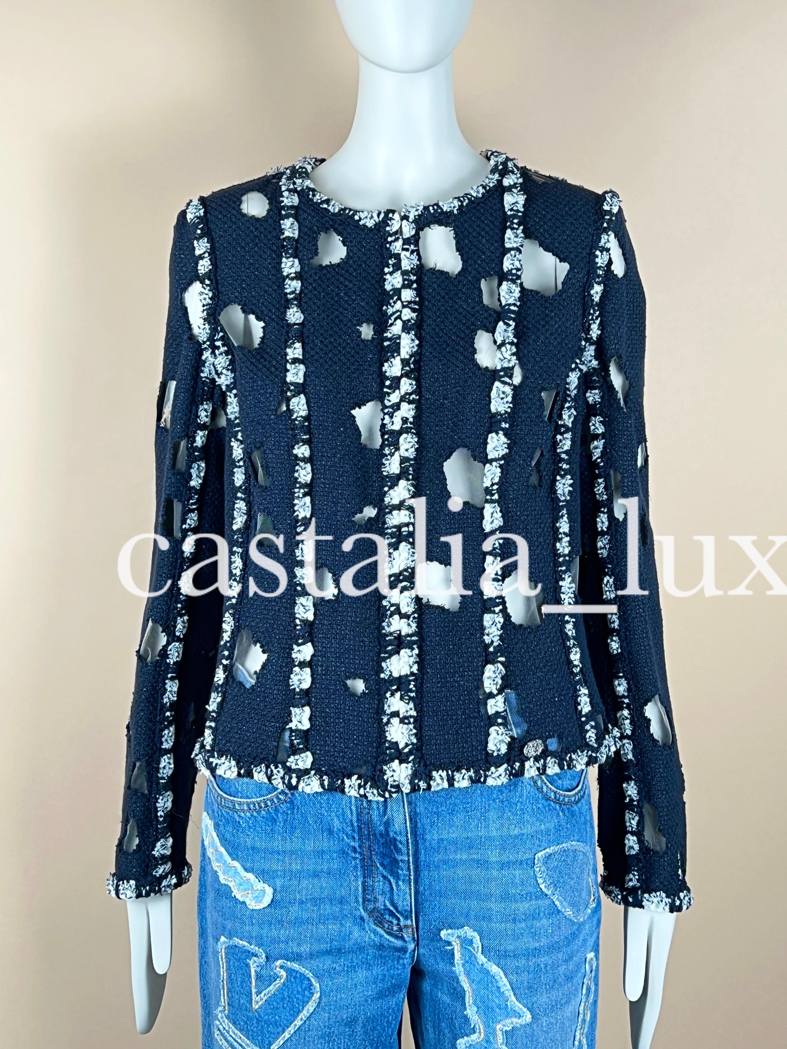 Chanel Iconic Metropolitan Museum Tweed Jacket For Sale 8