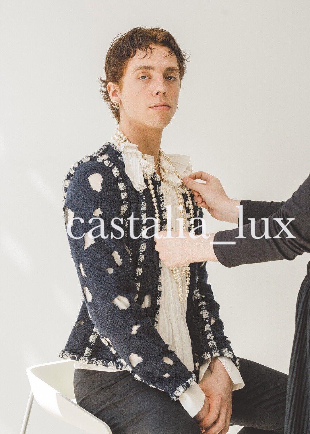 Chanel Iconic Metropolitan Museum Tweed Jacket For Sale 2