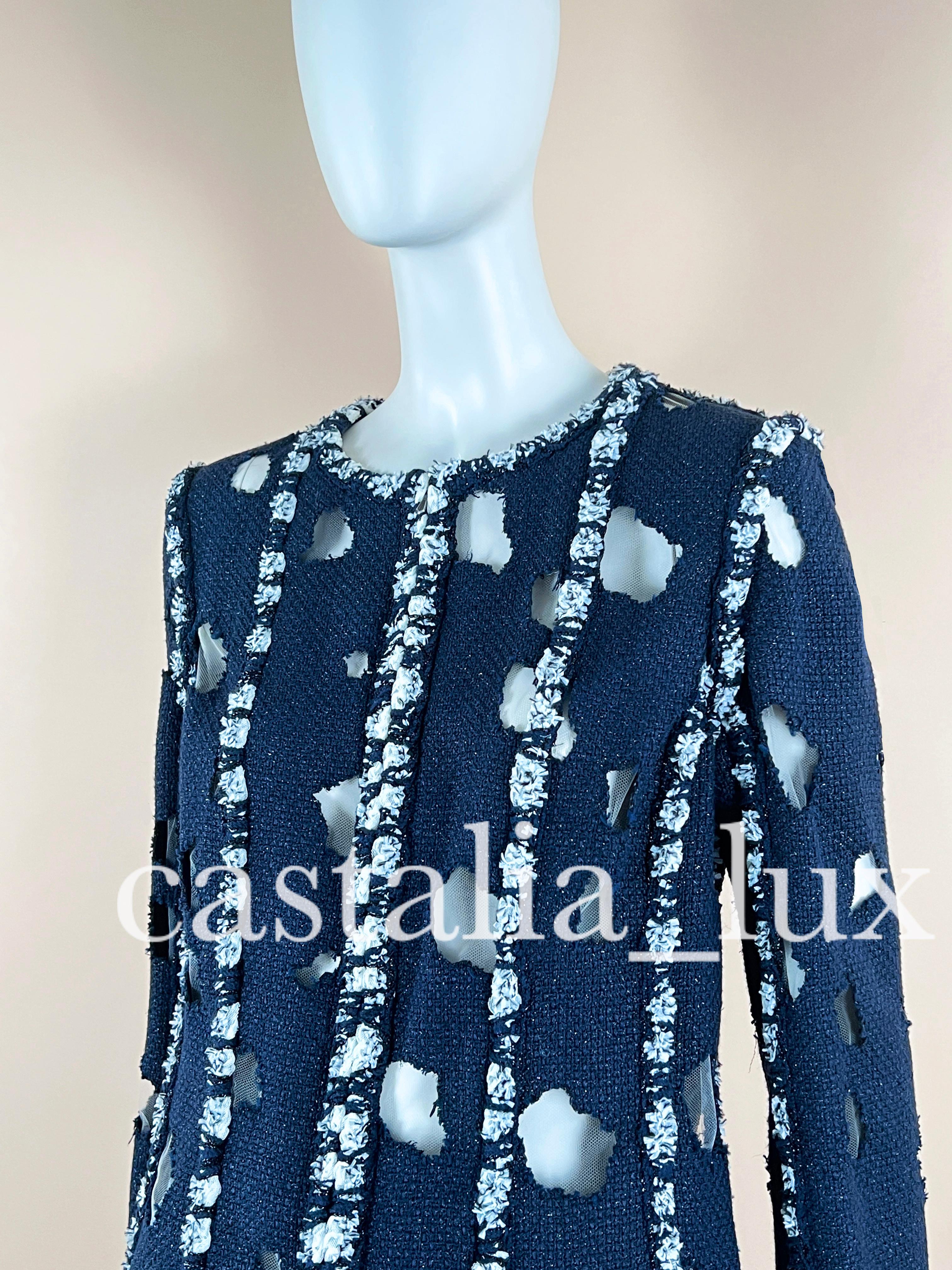 Chanel Iconic Metropolitan Museum Tweed Jacket For Sale 5