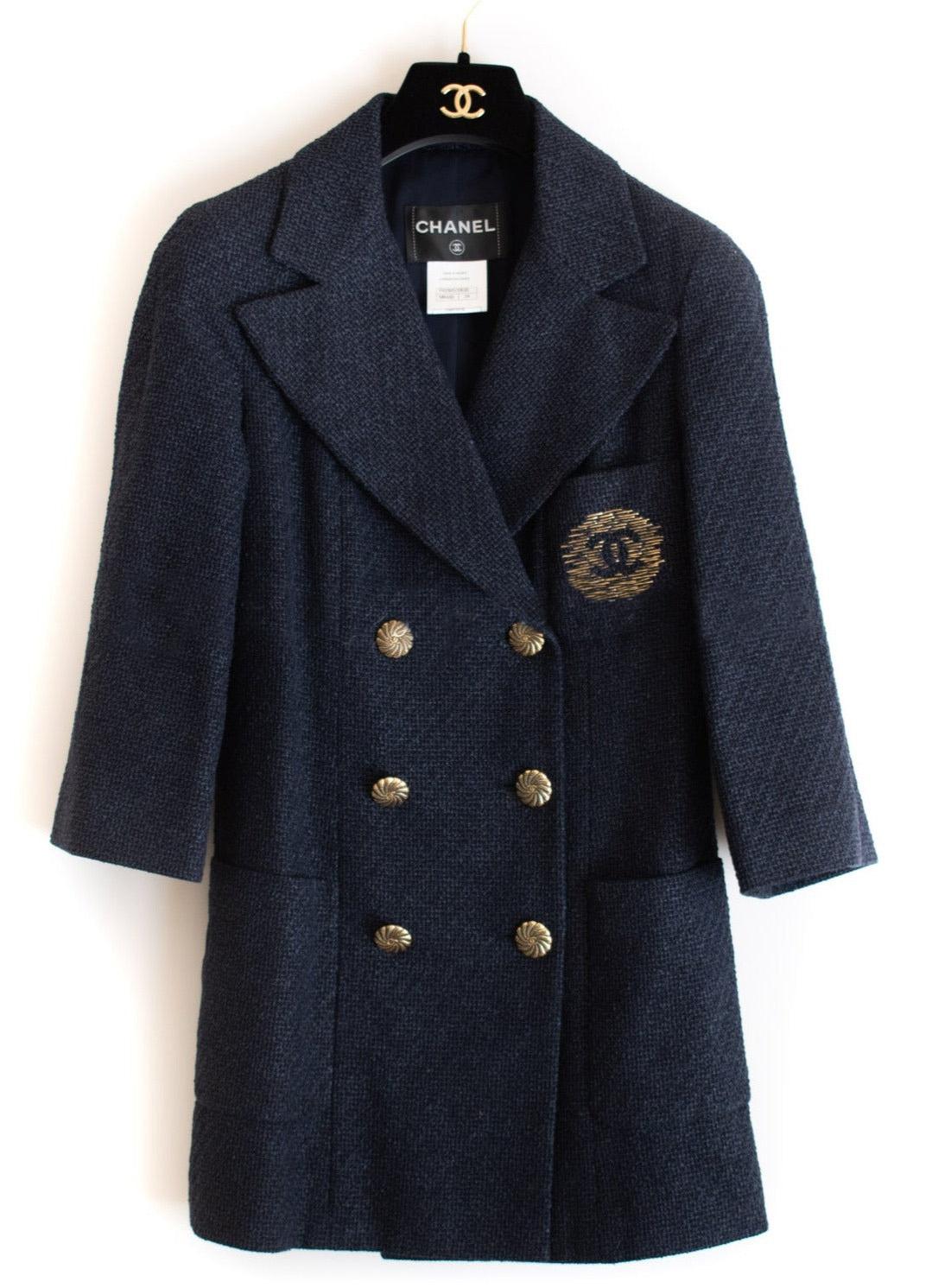 Chanel Iconic Mira Duma CC Logo Tweed Jacket 7