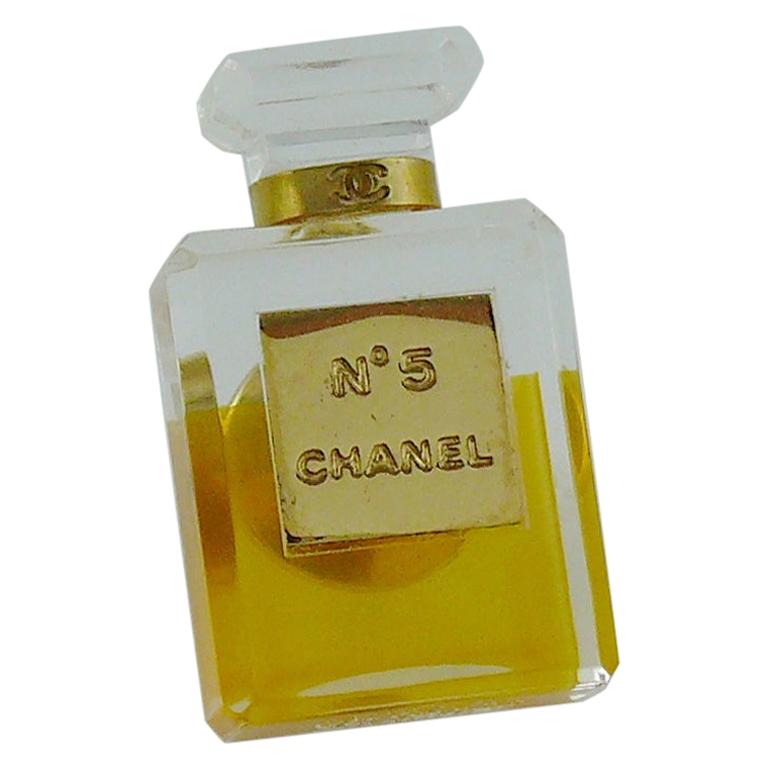 Chanel Iconic No. 5 Perfume Bottle Pin Brooch