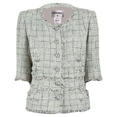 CHANEL Iconic Nude Beige Timeless Tweed Jacket 38 FR
