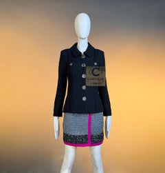 CHANEL Iconic Paris / Cuba Black Tweed Jacket 34 FR