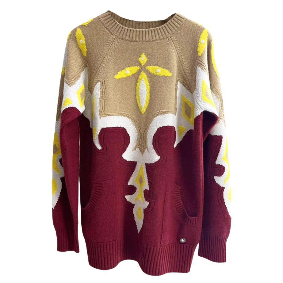 CHANEL Iconic Paris / Dallas Laufsteg Pullover 38 FR