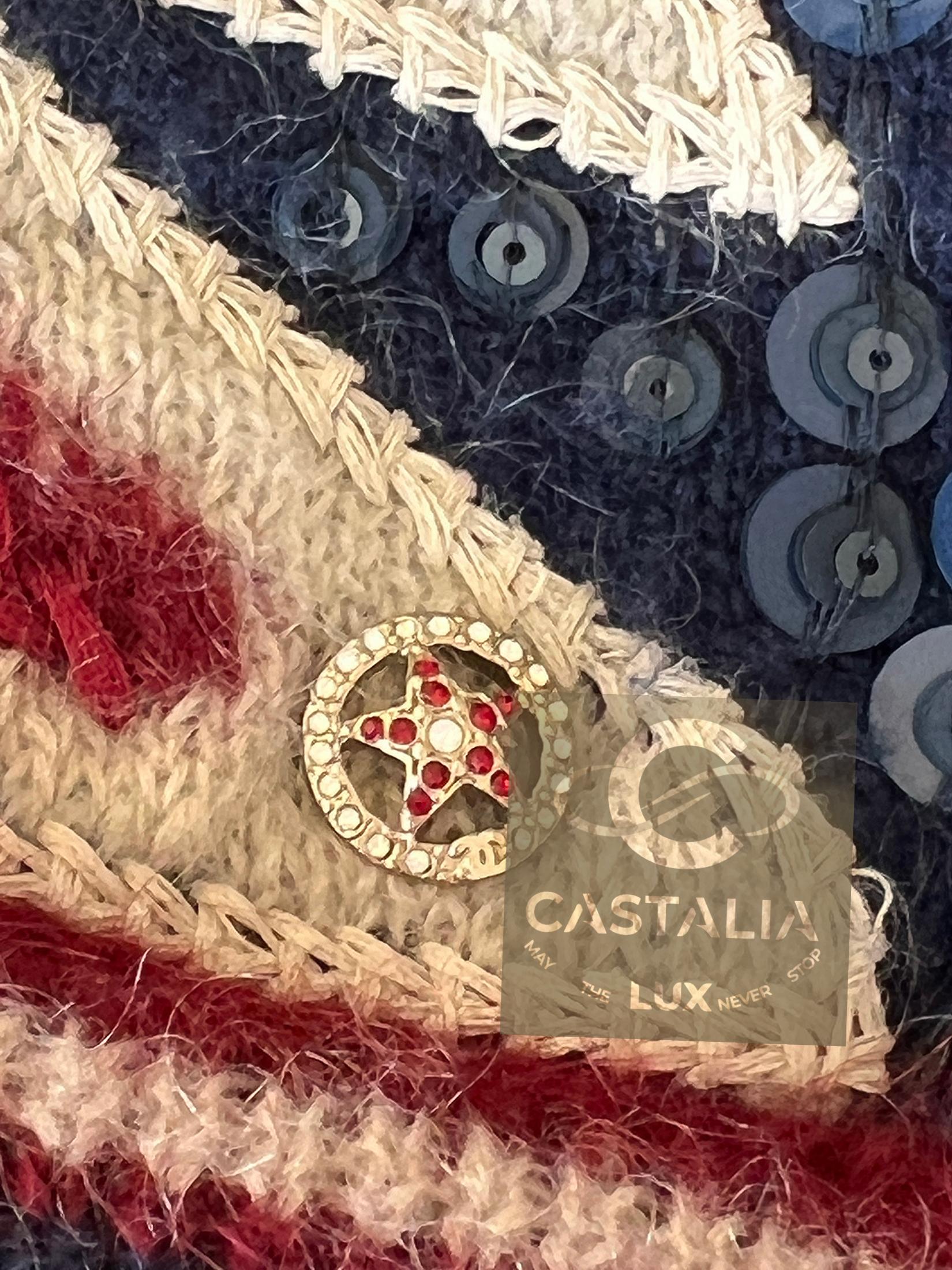 CHANEL Iconic Paris / DALLAS Paillettenjacke 34 FR 8