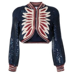 CHANEL Iconic Paris / DALLAS Sequin Jacket 34 FR