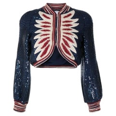 Chanel Iconic Paris / DALLAS Giacca con paillettes 36 FR