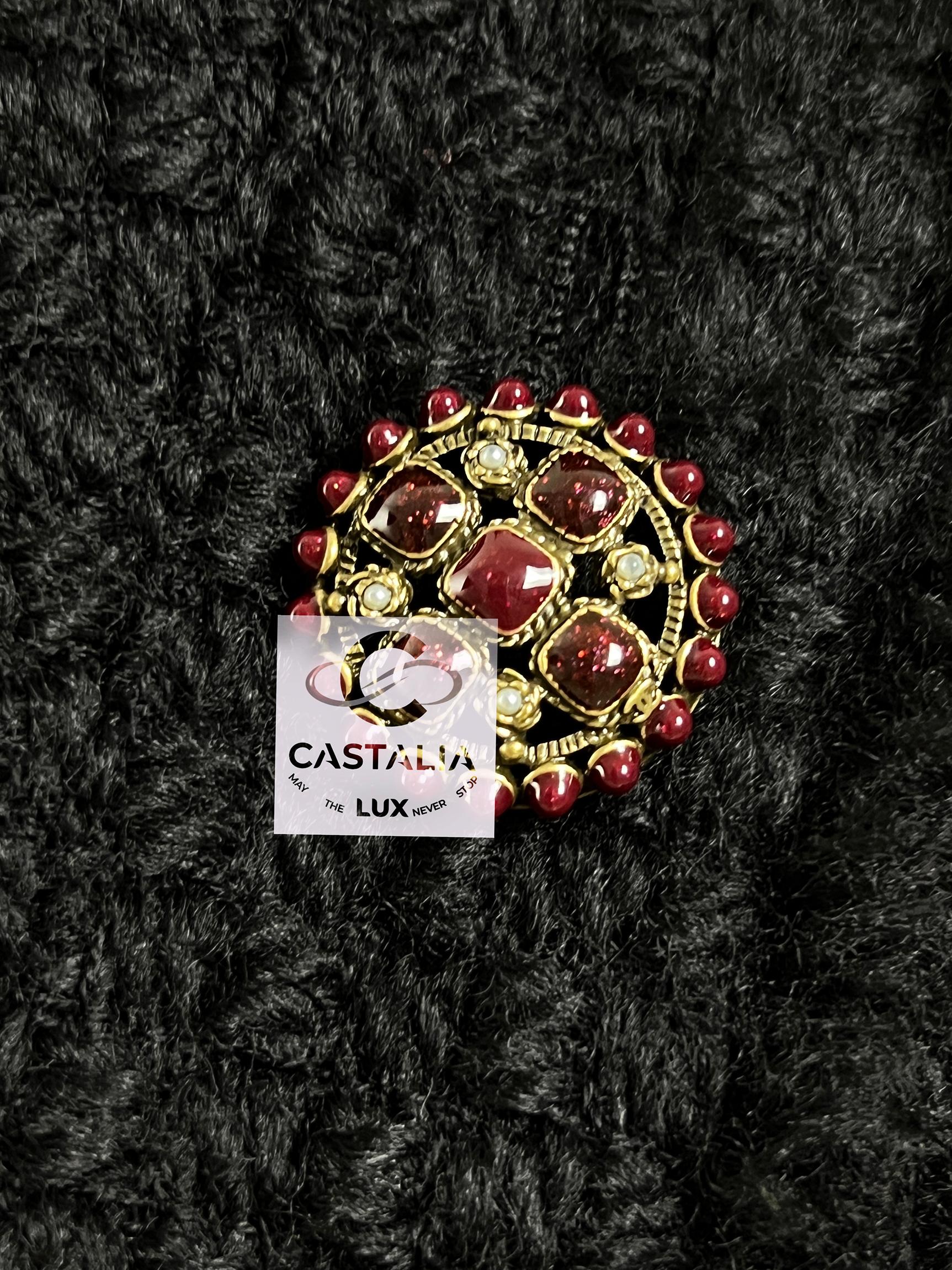 CHANEL Veste en tweed noir Icone Paris / iCon 40 FR en vente 5