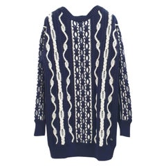 Chanel Iconic Paris Hamburg Jumper Tunic Dress Sweater