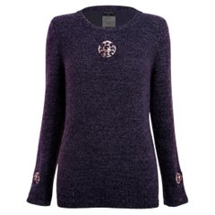 CHANEL Iconic Paris / London Jewel Gripoix Jumper 36 FR