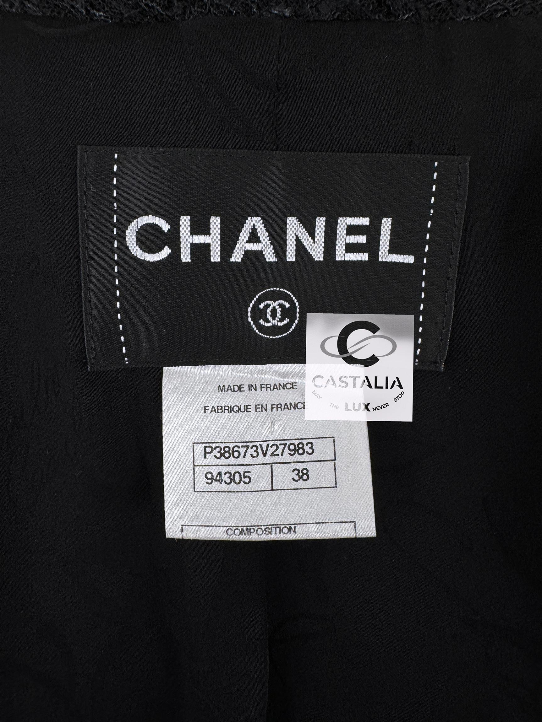 Chanel Iconic Paris / Shanghai Little Black Jacket 9
