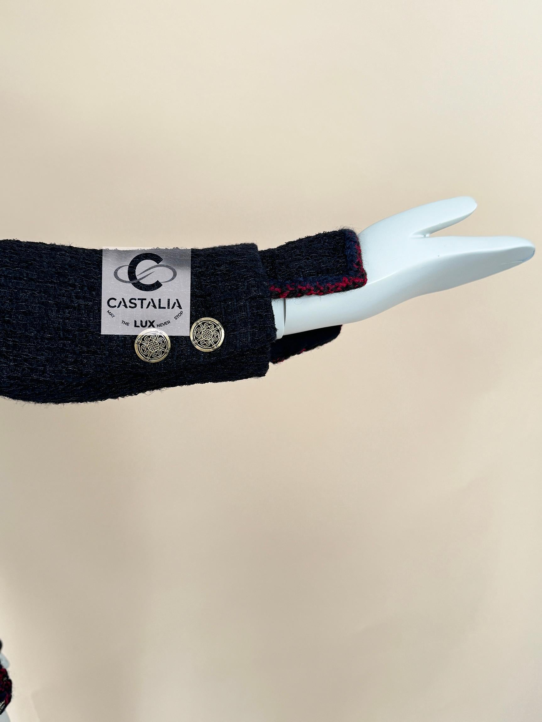 Chanel Iconic Paris / Shanghai Little Black Jacket 6