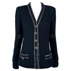 Chanel Iconic Paris / Shanghai Little Black Jacket