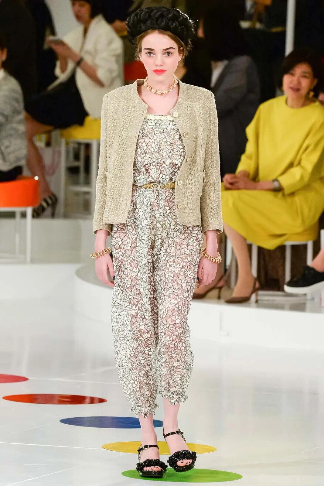 Chanel Iconic Seoul Beige Tweed Jacket 1