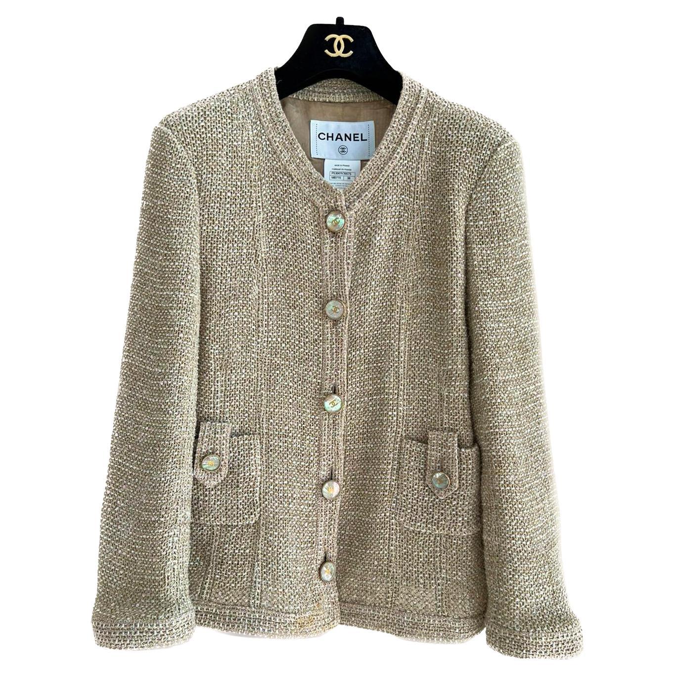 Chanel New-York / Egypt New Lesage Tweed Jacket at 1stDibs