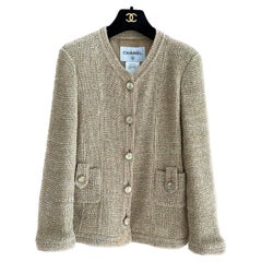 Chanel Iconic Seoul Beige Tweed Jacket