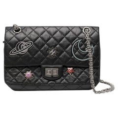 Chanel Iconic Space Reissue Charms Icons Mademoiselle Flap Shoulder Bag