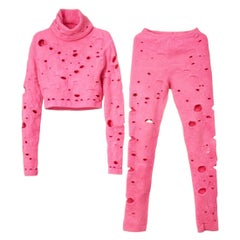 Chanel Iconic SUPERMARKET Completo da casa effetto consumato rosa confetto 34 FR