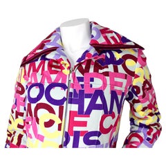 Chanel Identifikation Mehrfarbige Zip-Up Jacke circa 2000