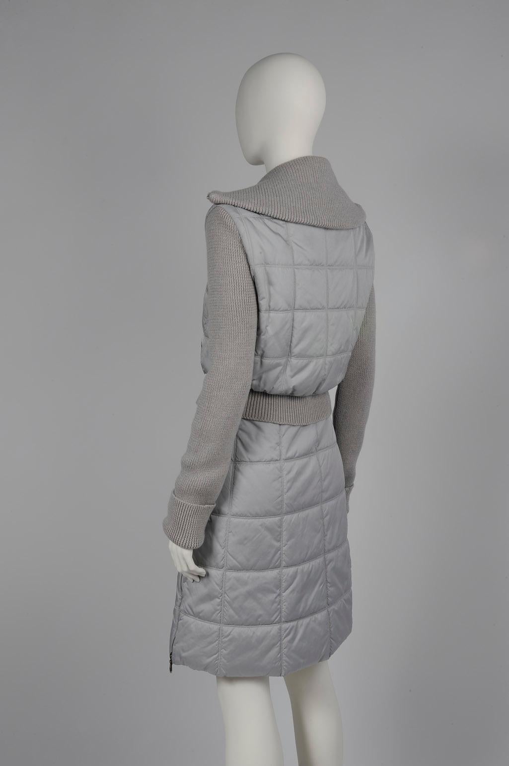 Chanel Identification Runway Quilted Puffer Skirt Suit, Fall-Winter 2000 3