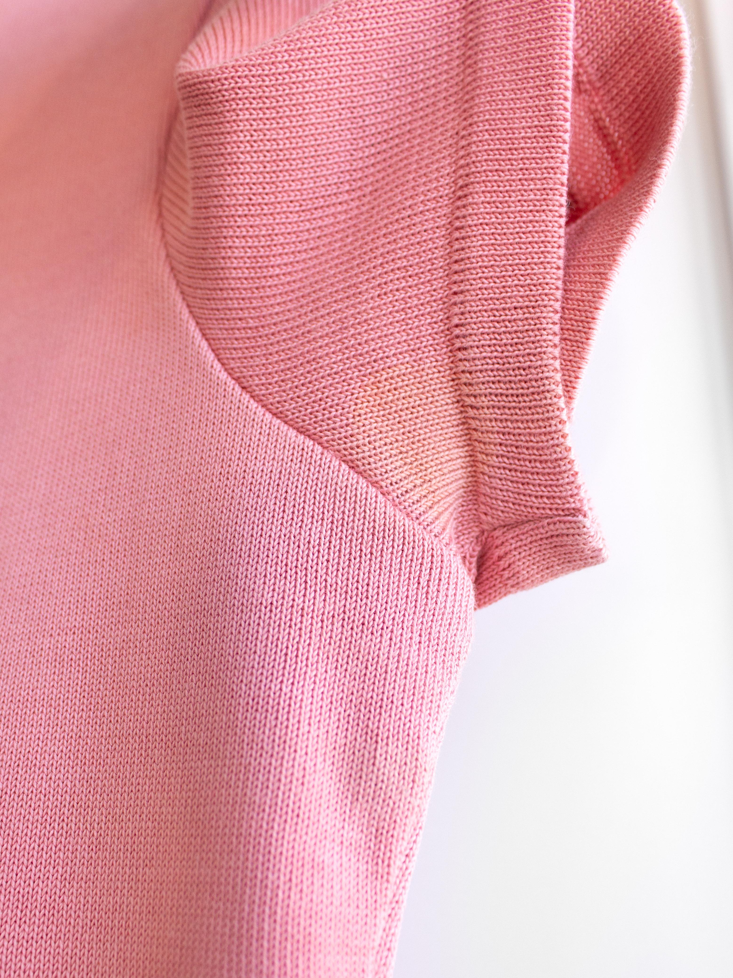 Chanel Identification Vintage 2003 Pink Black Knit Y2K CC Logo Top T-Shirt 8