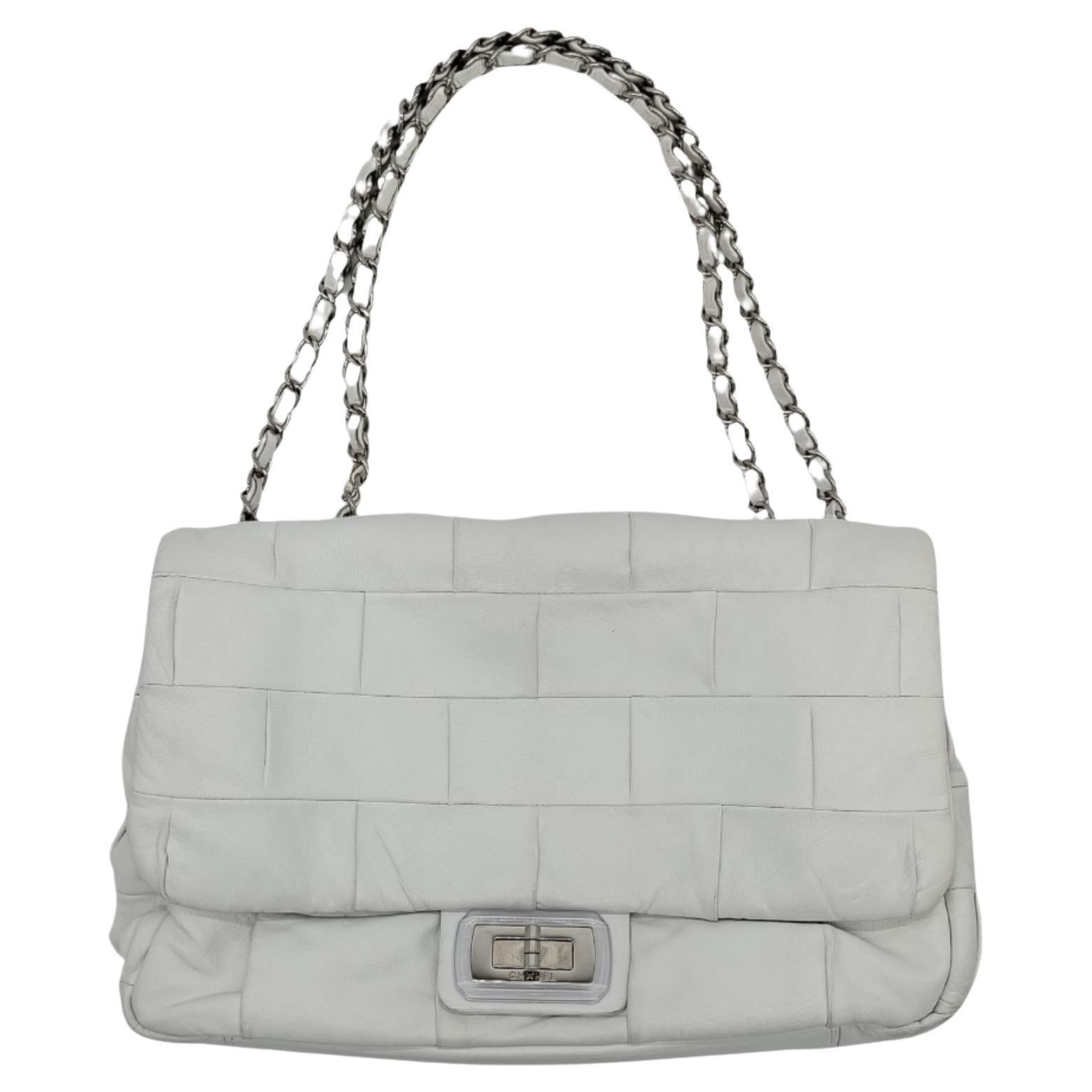 Chanel Igloo Flap Lambskin Jumbo Bag - '10s