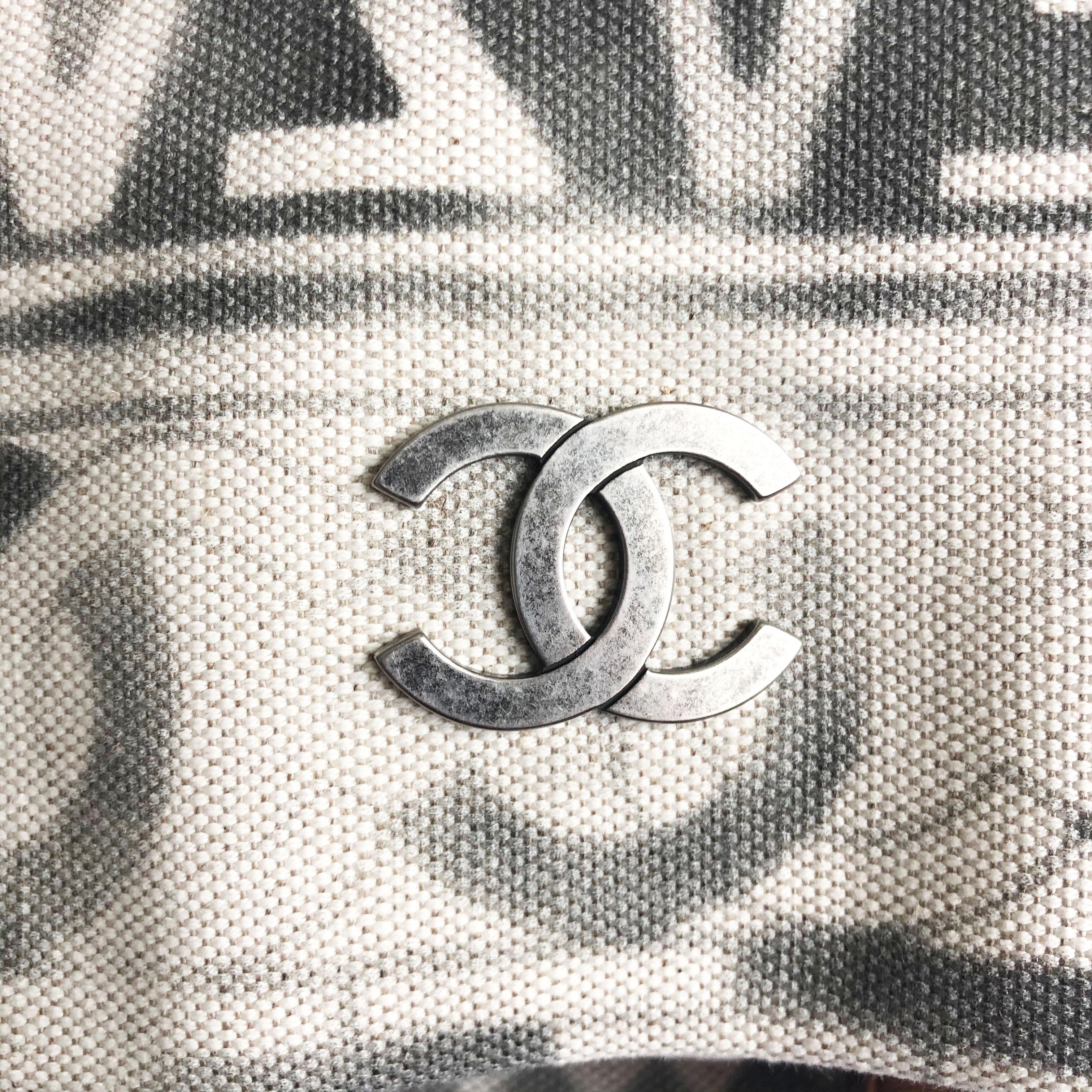 Chanel Iliad Große Tote Tasche Canvas Leder 2018 Cruise Collection Griechenland Modern 5