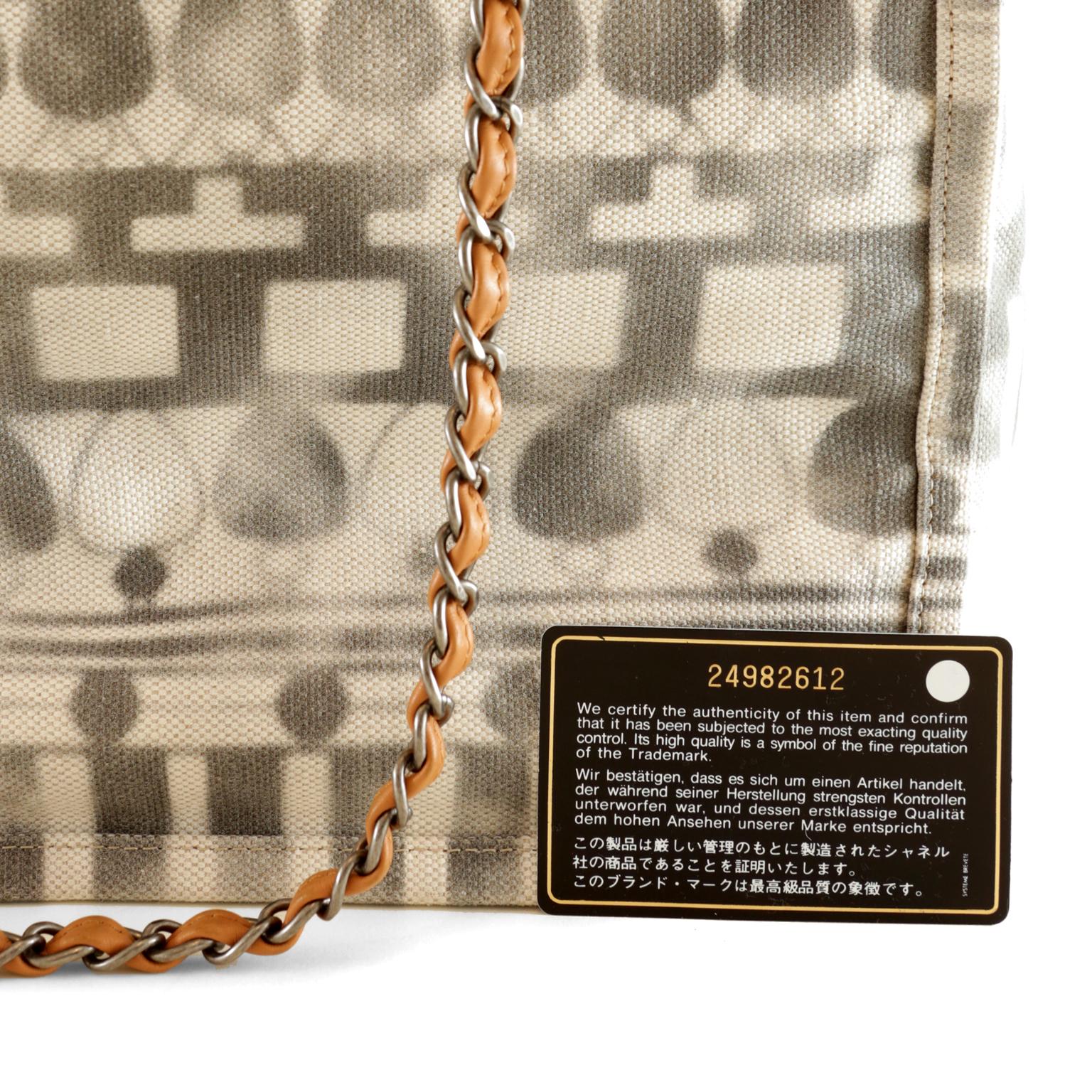 Chanel Iliad Printed Shopper Tote 6