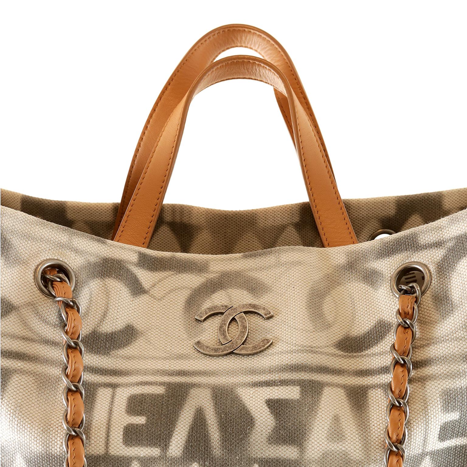 Women's Chanel Iliad Printed Shopper Tote