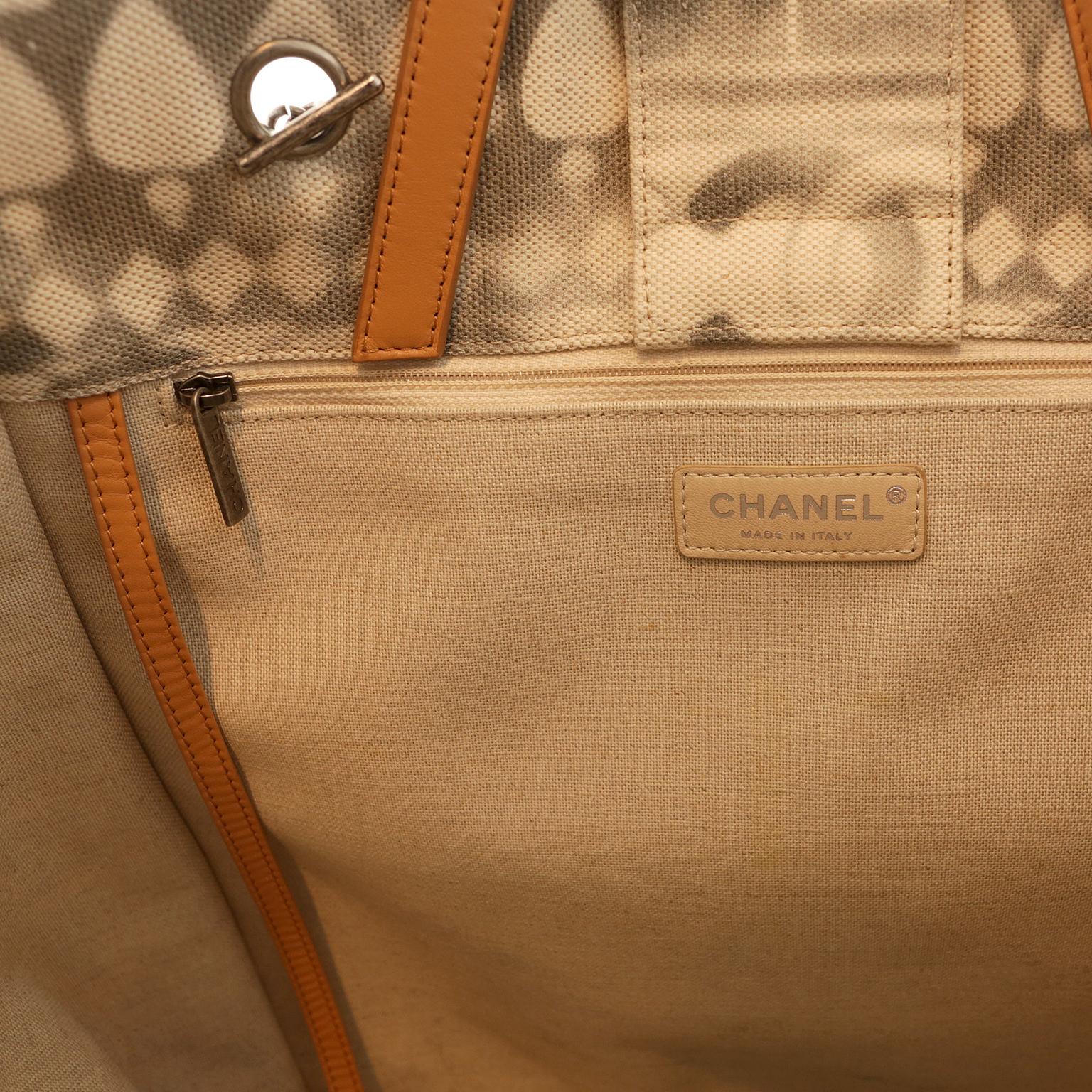 Chanel Iliad Printed Shopper Tote 2