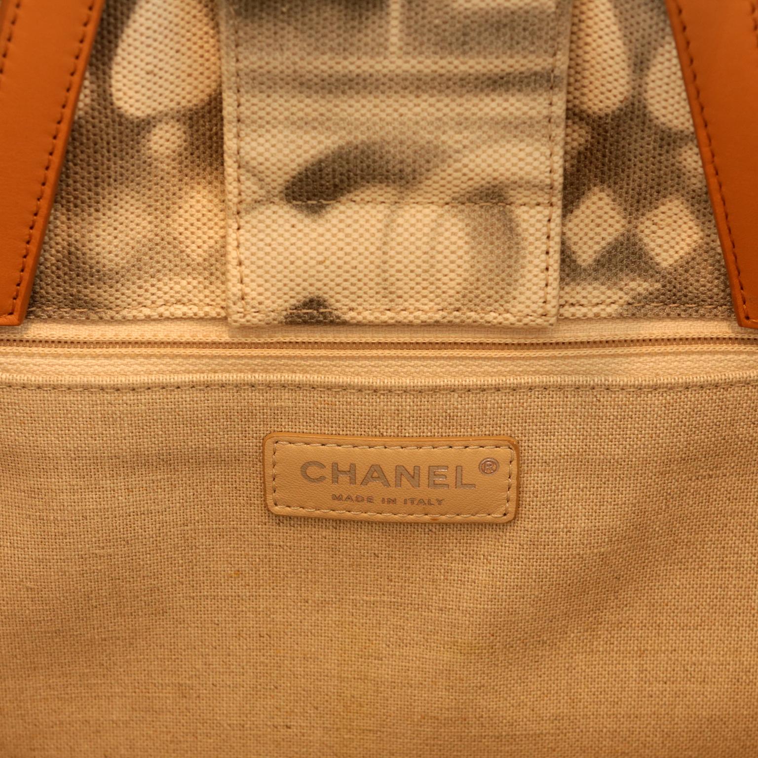 Chanel Iliad Printed Shopper Tote 3