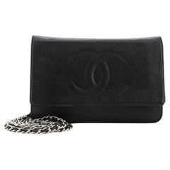 Chanel imeless Wallet on Chain Caviar