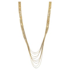 Chanel Impression De Camila 18K Yellow Gold 1.0ct Diamond Necklace