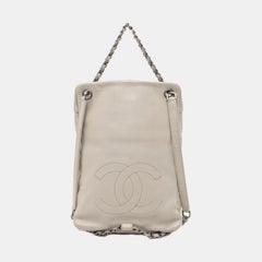 Chanel In Seoul Backpack Chalk White Calfskin Leather, 2015-2016