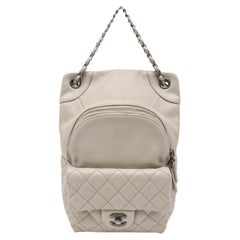 Chanel In Seoul Backpack Chalk White Calfskin Leather, 2015-2016