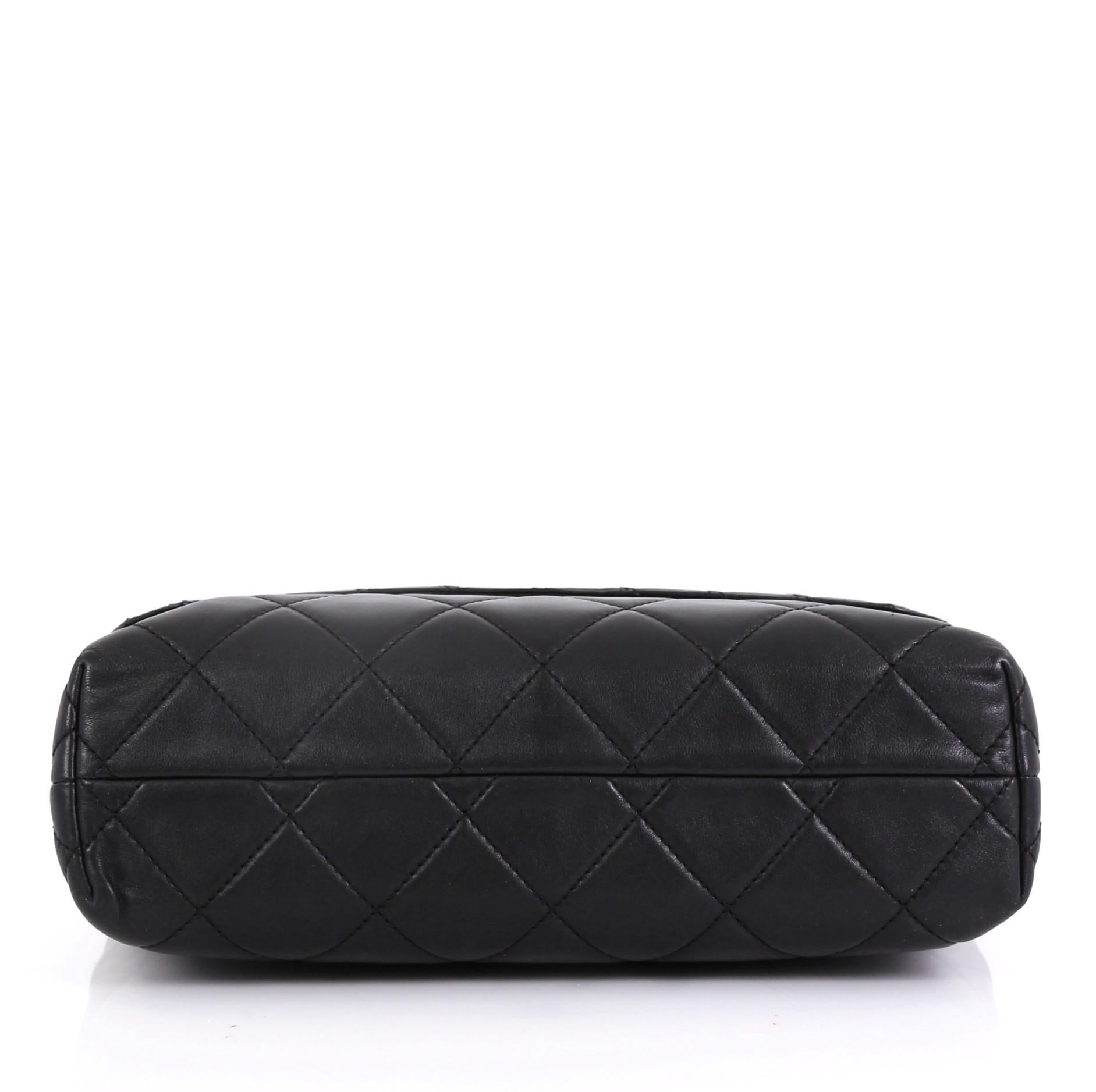Chanel In The Business Flap Bag Quilted Lambskin Maxi In Good Condition In NY, NY