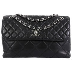 Chanel In The Business Flap Bag Quilted Lambskin Maxi