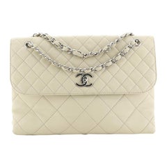 Chanel In The Business Flap Bag Quilted Lambskin Maxi