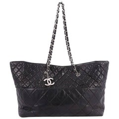 Chanel In The Business Tote Quilted Lambskin Large