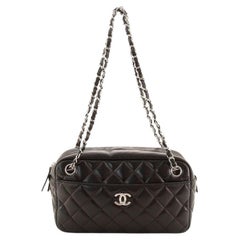 Chanel In The Business Tote Quilted Patent Vinyl Large