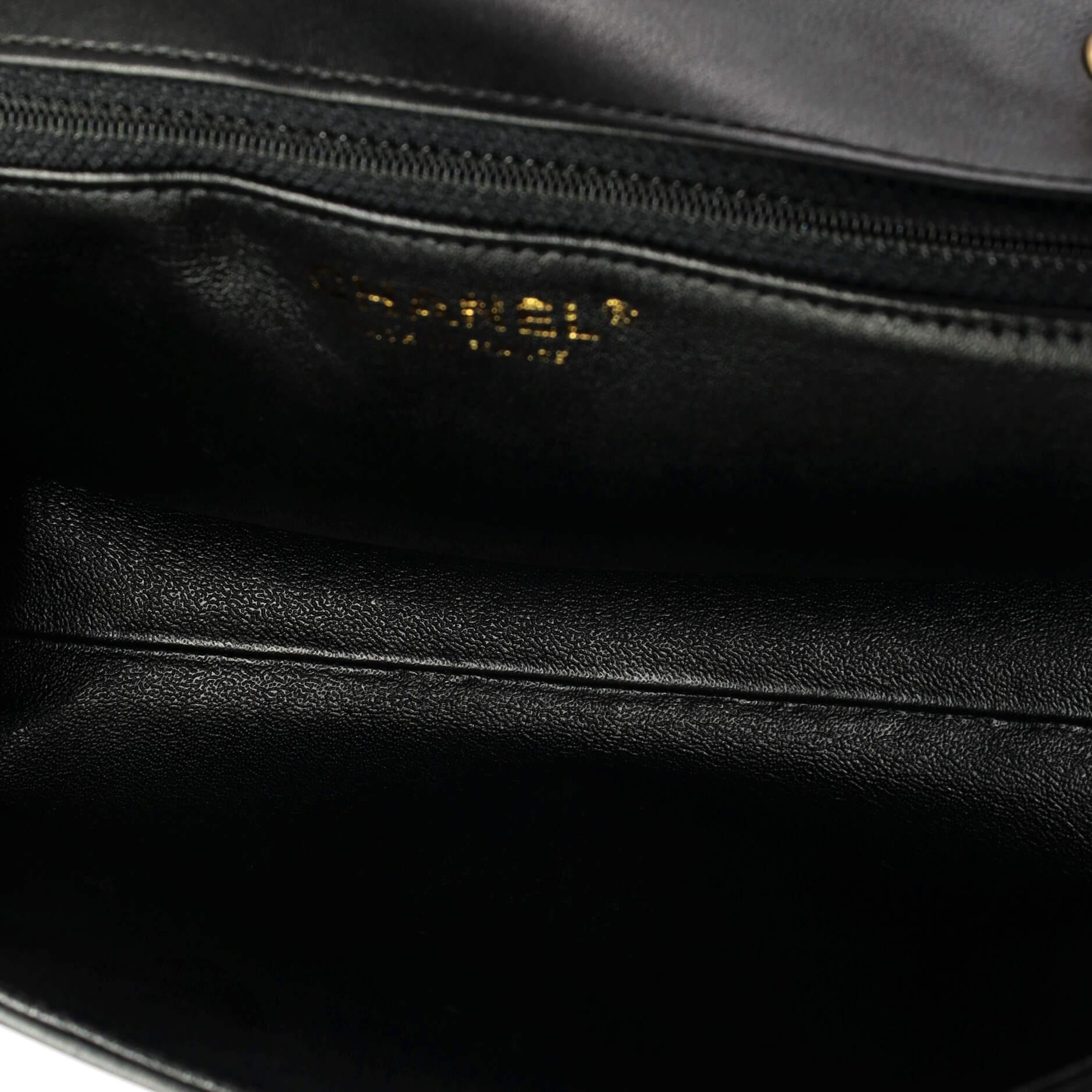 Chanel In The City Top Handle Flap Bag Mixed Quilt Calfskin Small 2